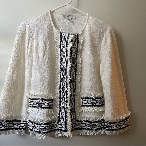 ST. JOHN COLLECTION Claire cropped jacket - Picture 2 of 11